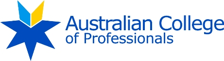 Logo of Australian College of Professionals